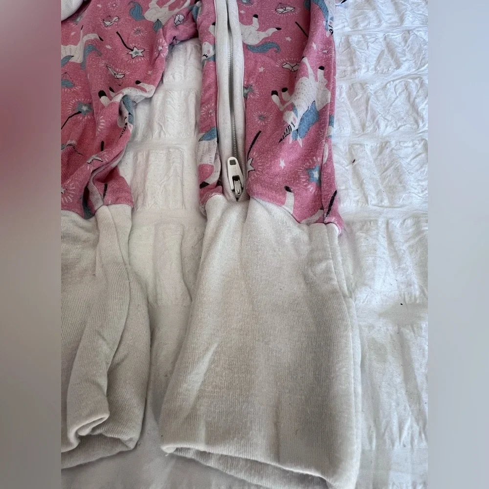 Little Sleepies Unicorn Zippy Pajamas 6-12M - Picture 6 of 7